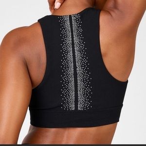 Fabletics reflective Oaklyn sculpt knit sports Bra